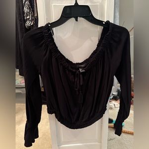Forever 21 black off the shoulder blouse